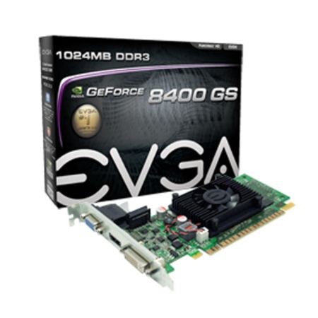 Placa de vídeo VGA EVGA 1024MB (1GB) GeForce 8400GS DDR3