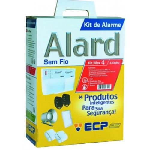 KIT Alarme ECP MAX 4 ALARD com Bateria